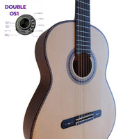 Antonio De Toledo Modelo 240 AATF-240 Guitarra Flamenca Toda Maciza amplificada OS1